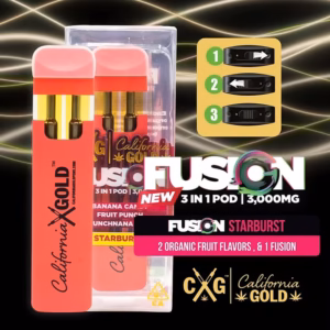 Caligold Fusion 3-in-1 Pod Disposable 3G – Starburst